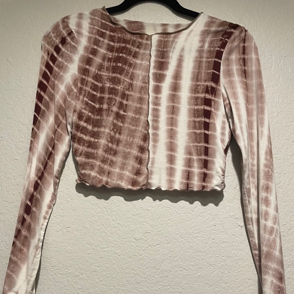 SHEIN Maroon Long Sleeve Top - Picture 1 of 2